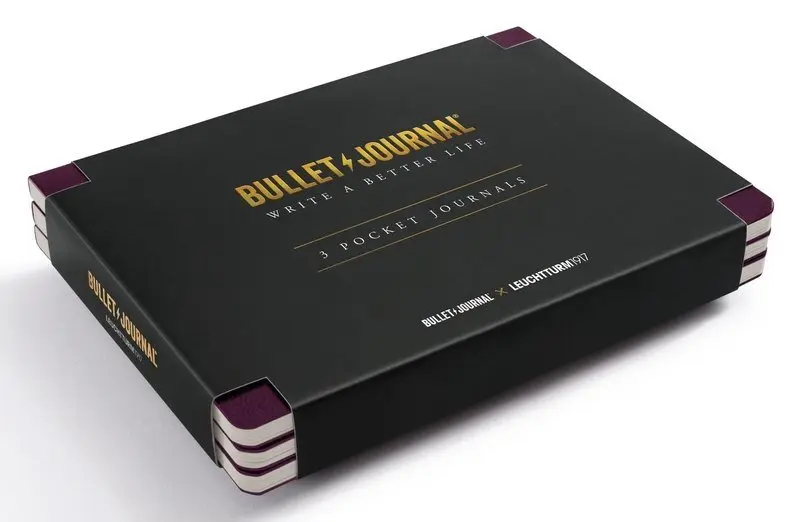 Bullet Journal A6 Purple26 – tečkované (3 ks)