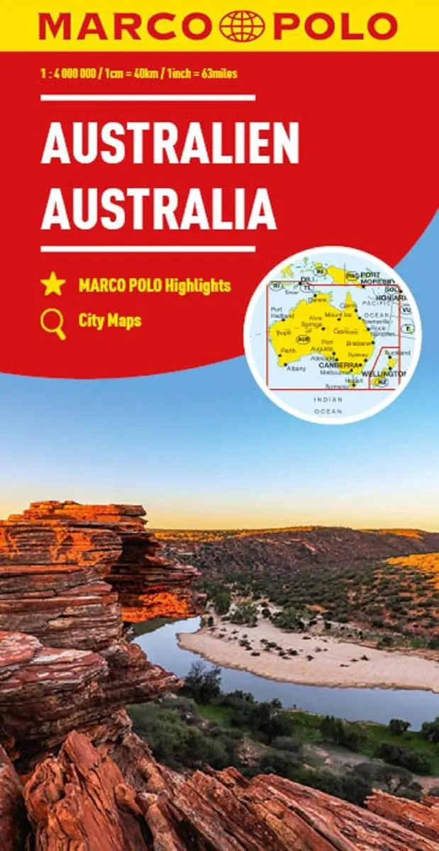 Austrálie 1: 4 000 000 / automapa
