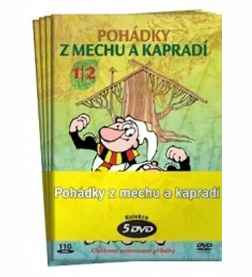 Pohádky z mechu a kapradí - kolekce 5 DVD - Zdeněk Smetana
