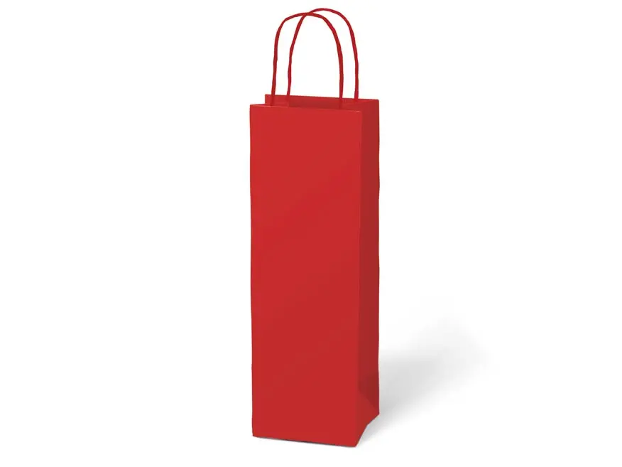 taška dárková T12 kraft 120x360x90 červená