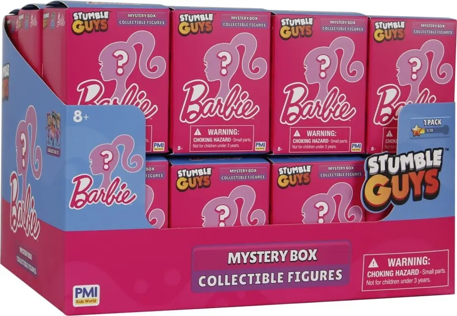 Krabička s překvapením - figurka Stumble Guys X Barbie