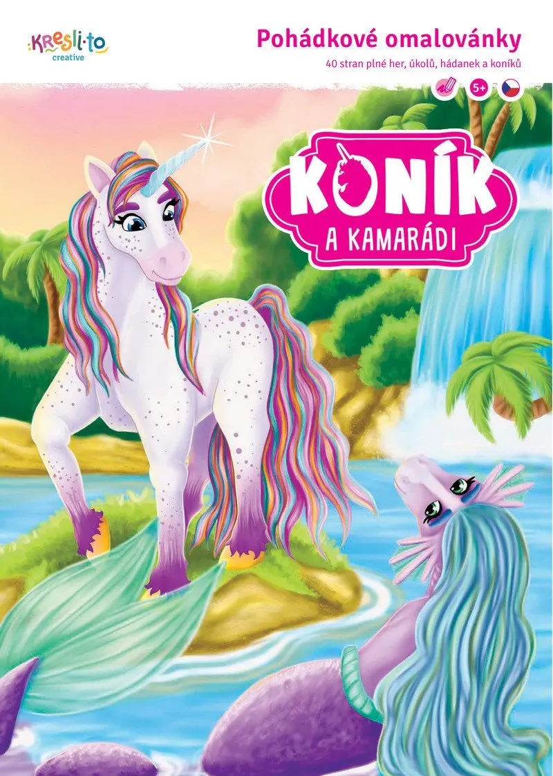 Koník a kamarádi - Pohádkové omalovánky - Valentina Montevecchi