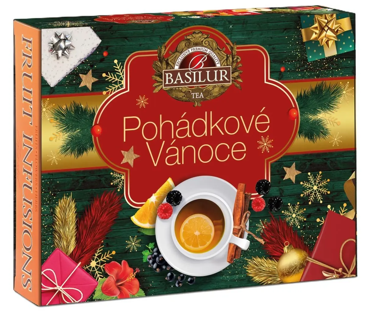Basilur Pohádkové Vánoce - variace ovocných čajů - 60 ks