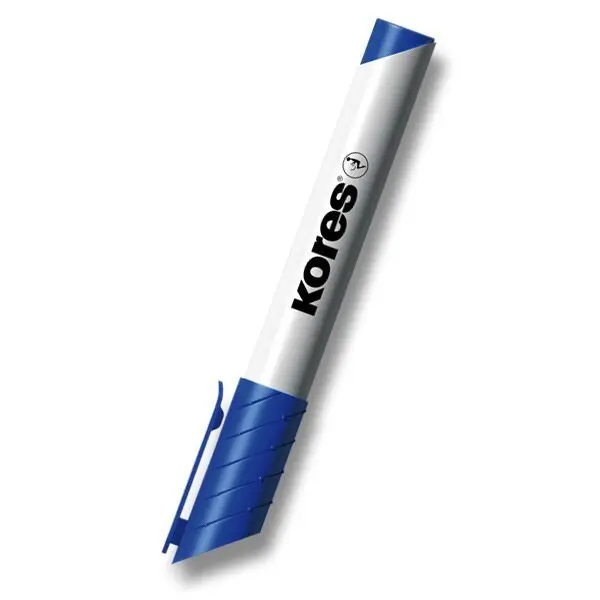 Popisovač K-MARKER na bílé tabule a flip charty, kulatý hrot 3 mm, modrý