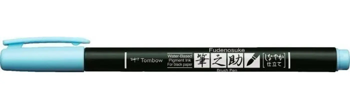 Tombow Štětcový fix Fudenosuke pastel - pastelově modrý
