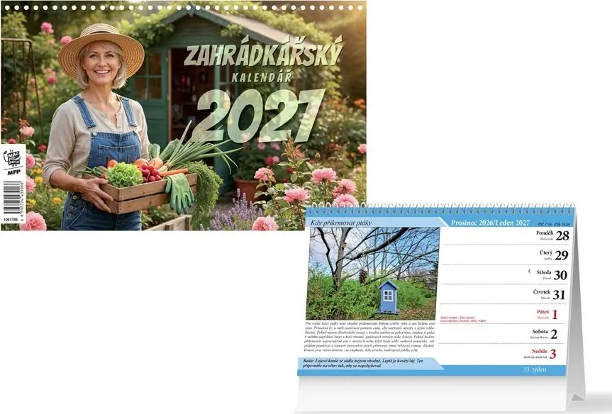 Stolní kalendář 2027 MFP Zahrádkářský