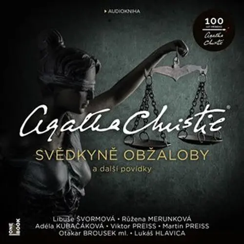 CD Svědkyně obžaloby a další povídky (audiokniha) - Agatha Christie