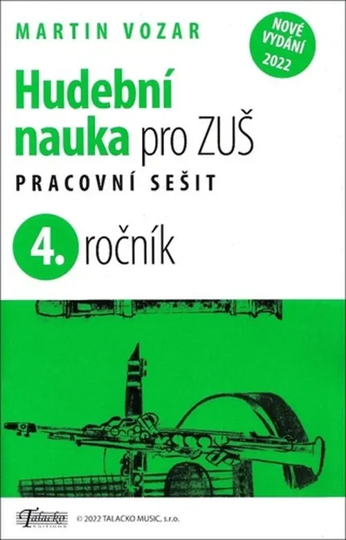 Hudební nauka pro ZUŠ 4. ročník - Pracovní sešit -  Martin Vozar