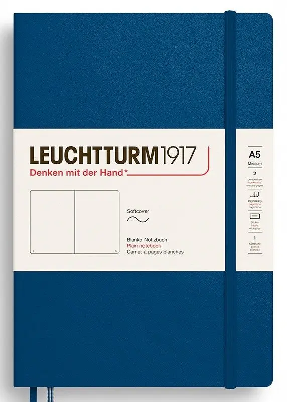 Zápisník Indigo Softcover Medium (A5) čistý