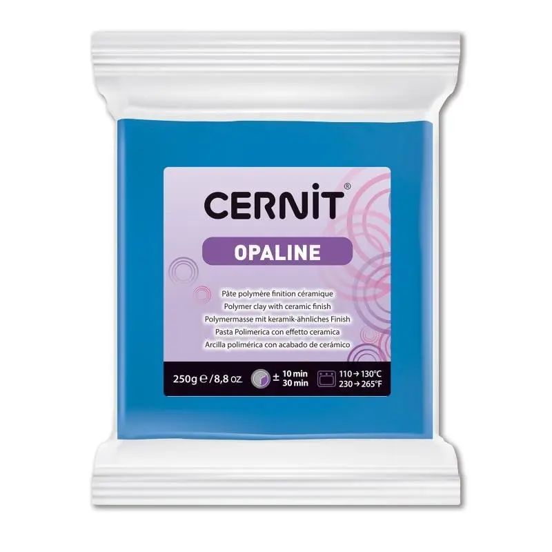 Polymer CERNIT OPALINE 250 g - Modrá