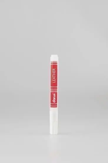 DARWI LEATHER fixy na kůži a koženku - Bílá 6 ml