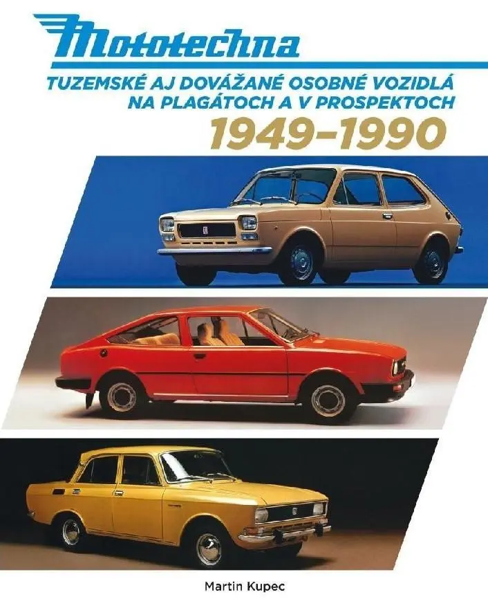 Mototechna - Tuzemská i dovážená osobní vozidla na plakátech a v prospektech 1949-1990 - Martin Kupec