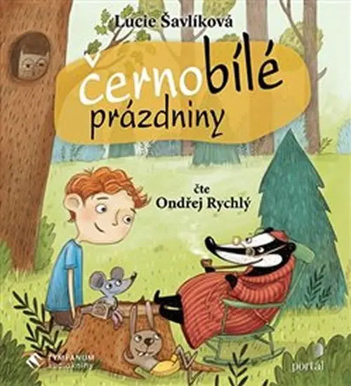 CD Černobílé prázdniny (čte Ondřej Rychlý) (audiokniha) - Lucie Šavlíková