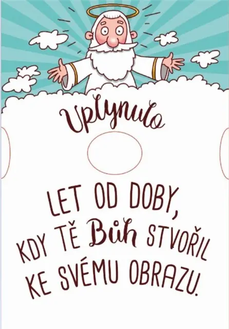 Otočné přání k narozeninám - Bůh - Albi