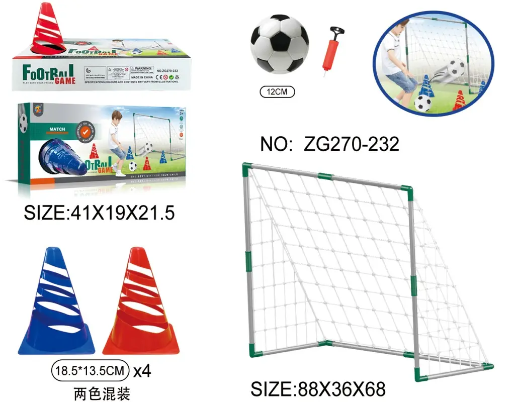 Alltoys Fotbalový set s kužely modrými