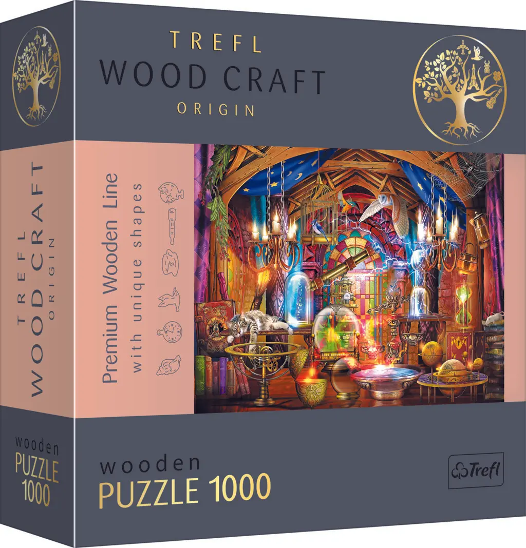 Trefl Wood Craft Origin Puzzle Kouzelná komnata 1000 dílků - Tolo
