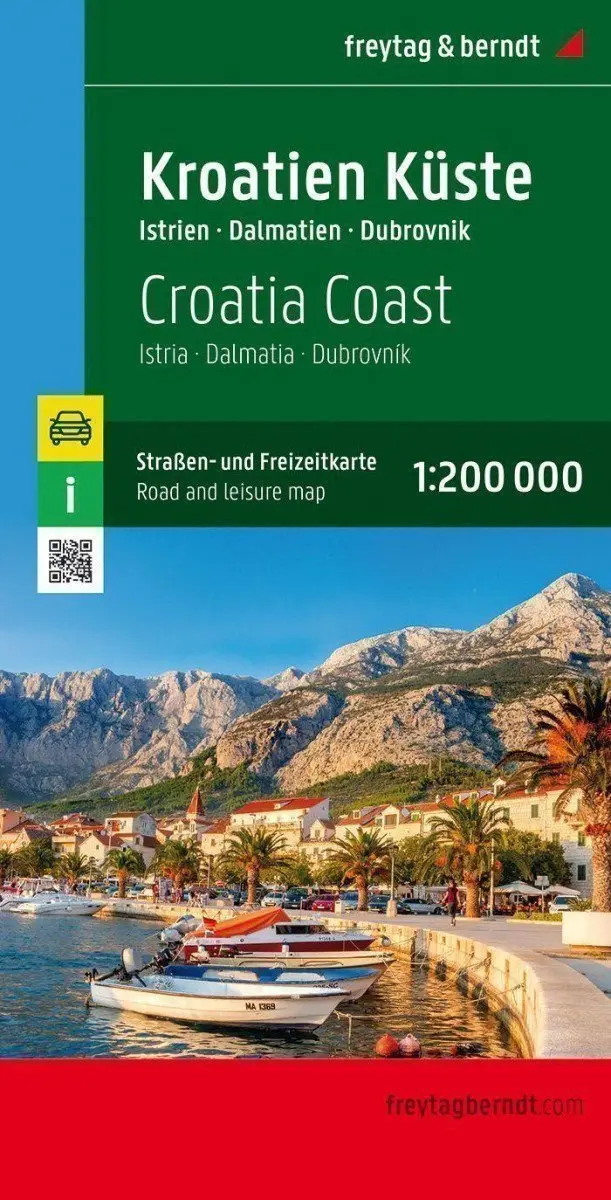 Chorvatské pobřeží 1:200 000 / automapa