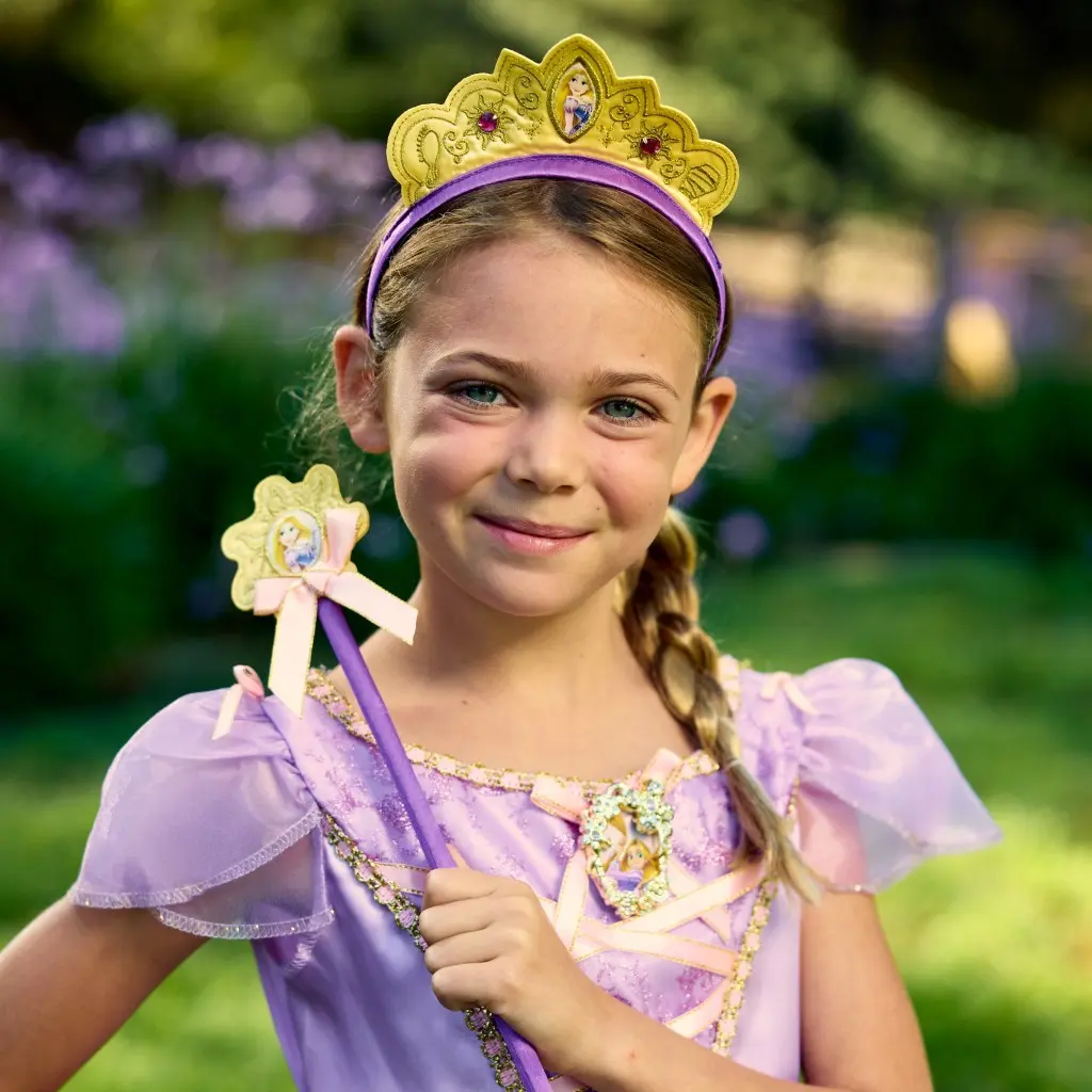 Dětský set kouzelná hůlka a korunka - Rapunzel