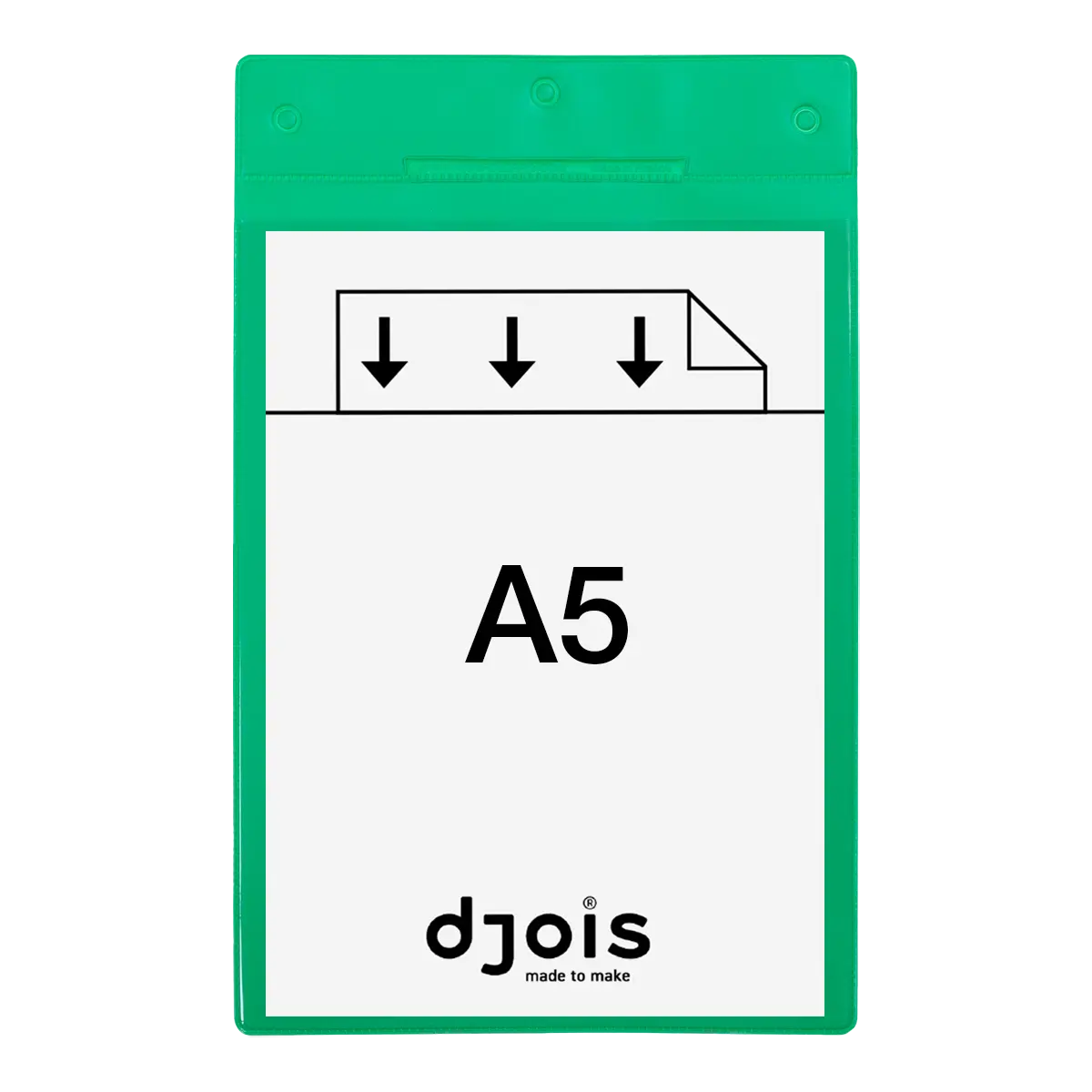 djois magnetická identifikační kapsa, A5, zelená, 10 ks