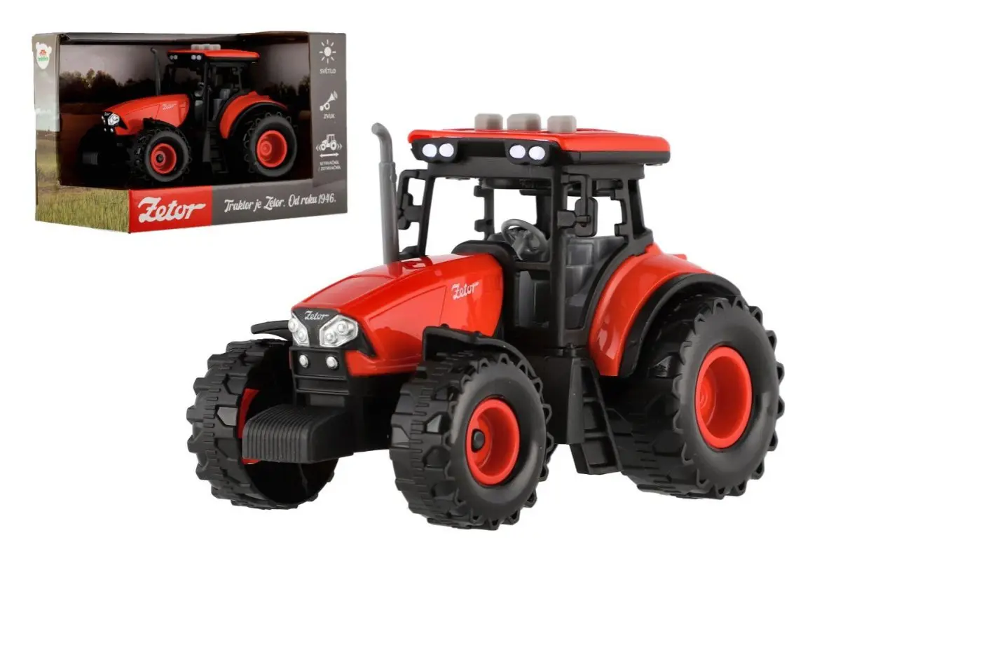 Traktor Zetor na setrvačník
