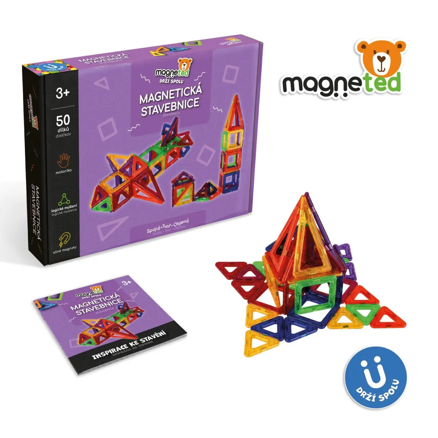 magneted Magnetická stavebnice - 50 ks