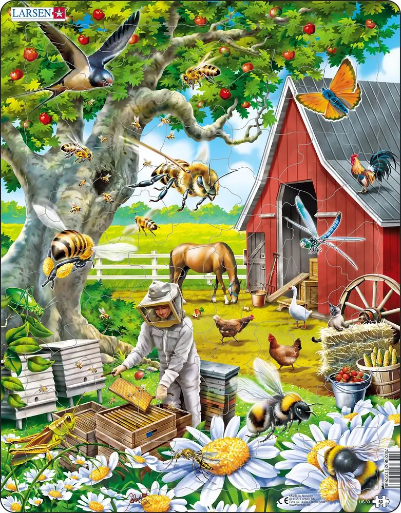 Včelárstvo (US39) - puzzle z kategorie Náučné puzzle