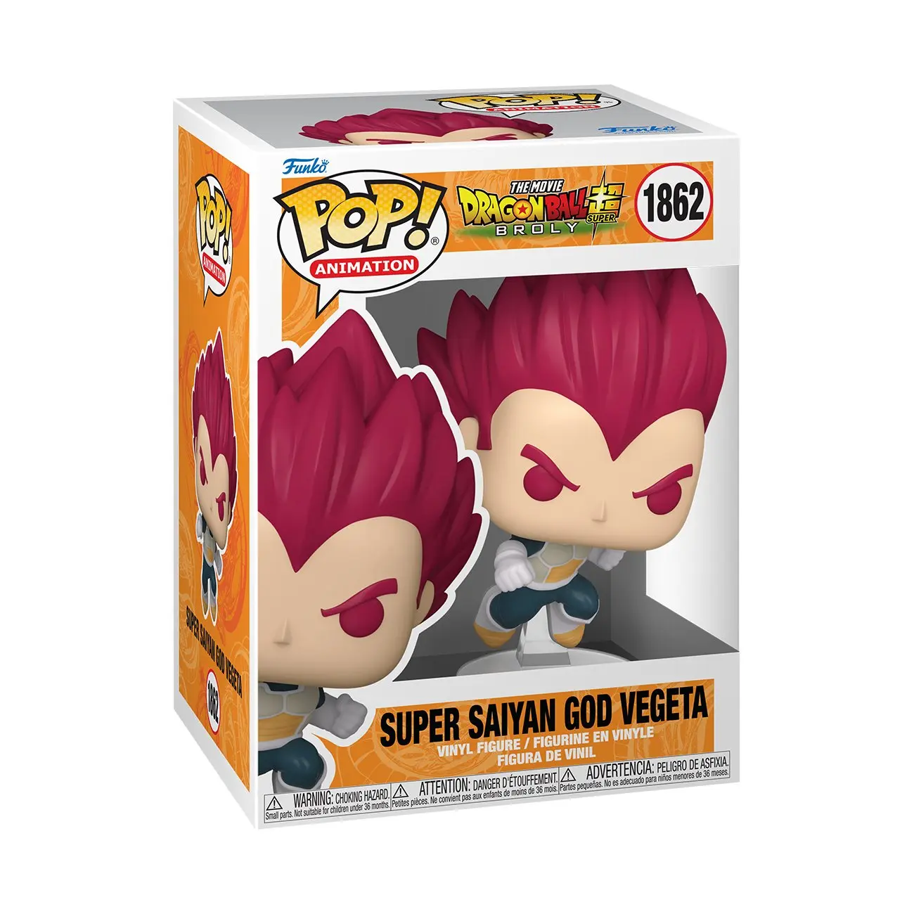 Funko POP Animation: Dragon Ball Super: Broly - Super Saiyan God Vegeta #1862