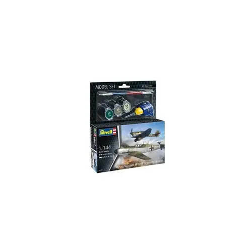 ModelSet letadlo 63770 - Messerschmitt Bf109E & Ju87B Stuka (1:144)