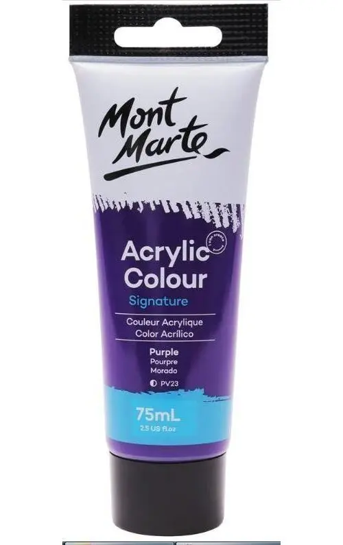 Mont Marte Akrylová barva 75ml - fialová (Purple), tuba