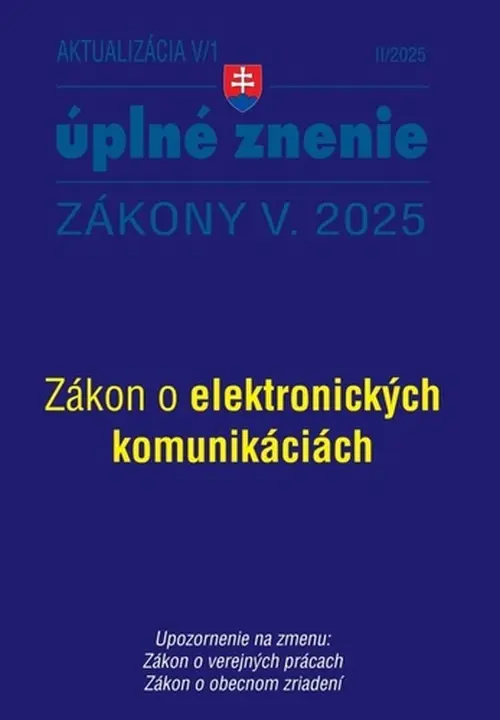 Aktualizácia V/1 2025 – štátna služba, informačné technológie verejnej správy
