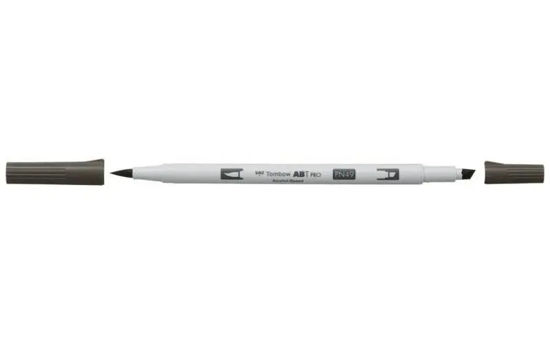 Tombow Oboustranný štětcový lihový fix ABT PRO - warm gray 8