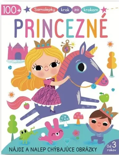 Samolepky krok za krokom: Princezné