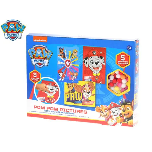 Paw Patrol mozaika nalepovací kuličky 3 druhy obrázků - puzzle z kategorie Maxi dieliky