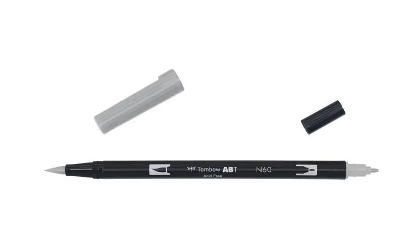 Tombow Oboustranný štětcový fix ABT - cool grey 6