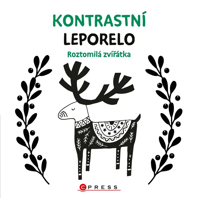 Kontrastní leporelo Roztomilá zvířátka - kolektiv autorů