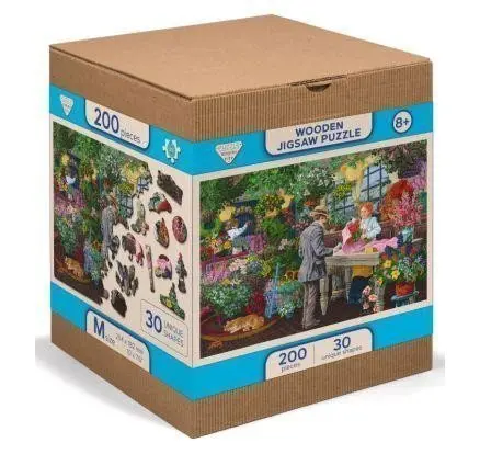 Květinářství, dřevěné - puzzle z kategorie Ostatné