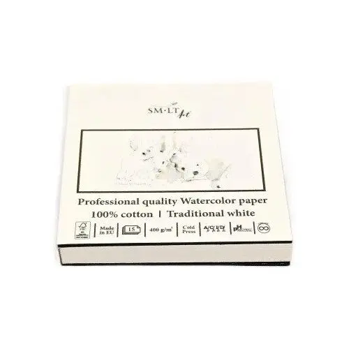 SMLT Art Album akvarel PRO 9x9cm - 15 listů