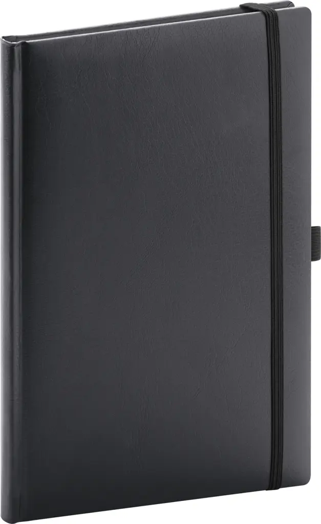 NOTIQUE Notes Balacron - černý, tečkovaný, 15 × 21 cm