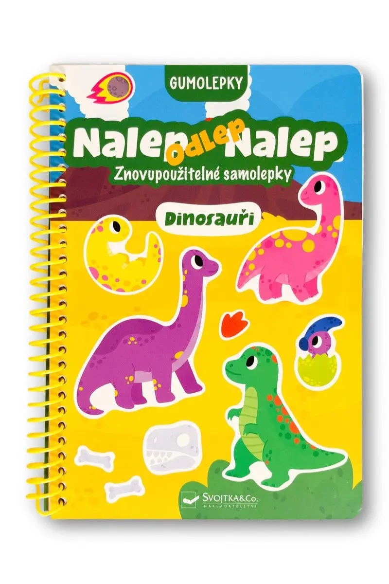 Nalep, odlep, nalep! Gumolepky Dinosauři