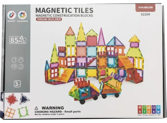 Magnetická stavebnice 85ks