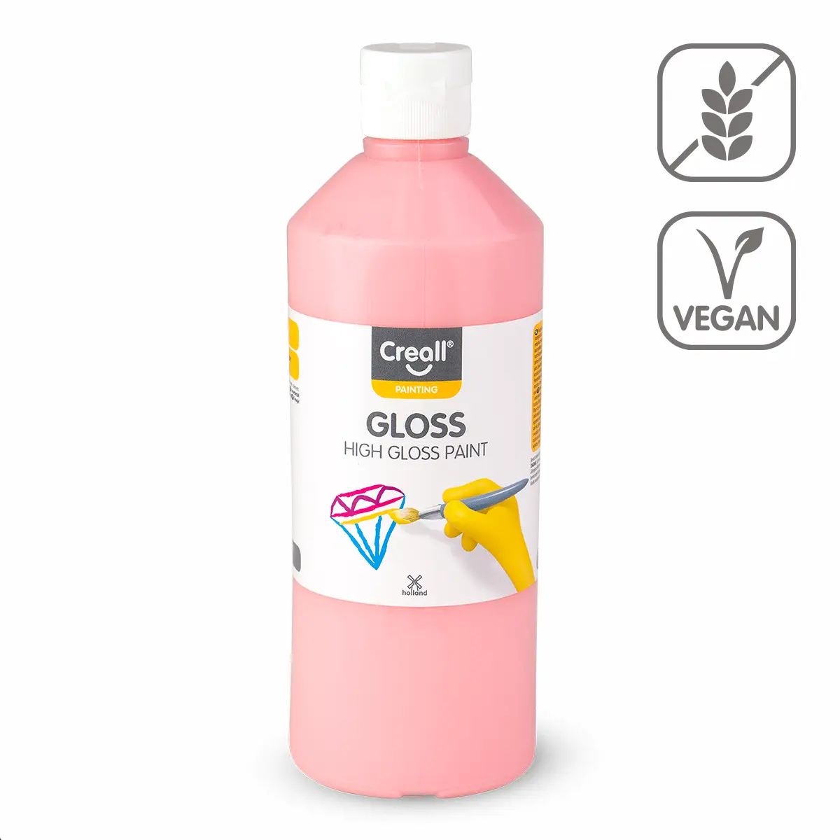 Creall barva s vysokým leskem Gloss, 500 ml, růžová