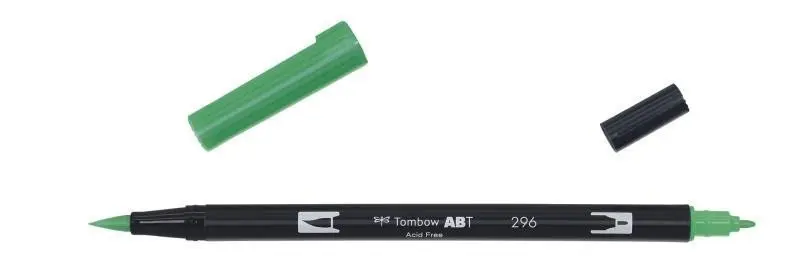Tombow Oboustranný štětcový fix ABT - green