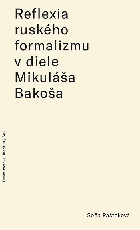 Reflexia ruského formalizmu v diele.. (slovensky)