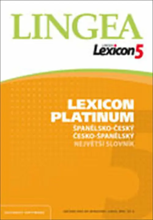 Lexicon 5 Španělský slovník Platinum - audiokniha z kategorie Jazykové učebnice a slovníky