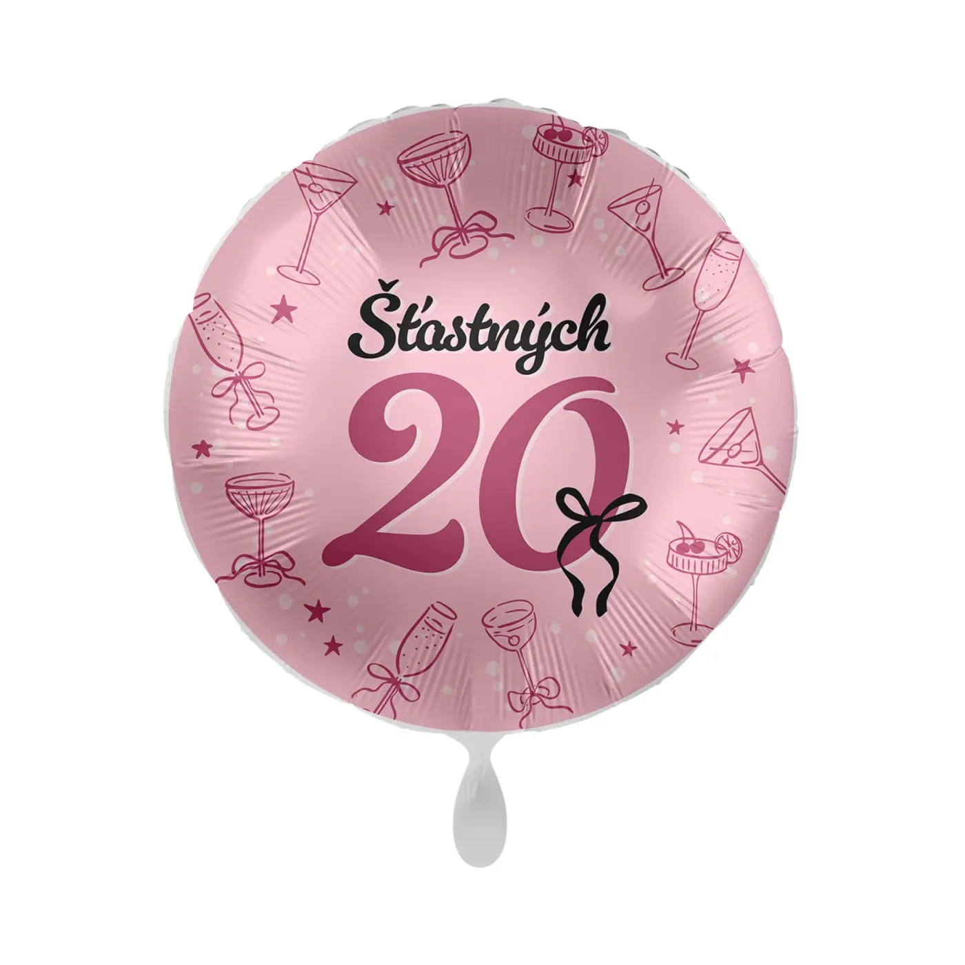 Balónek fóliový Šťastných 20 - Albi
