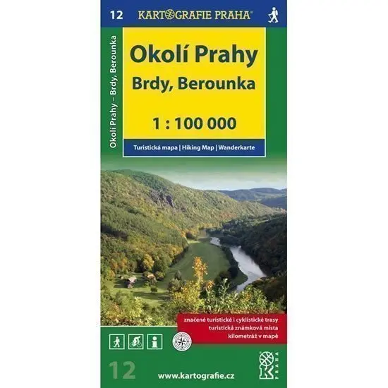 Okolí Prahy, Brdy 1:100 000