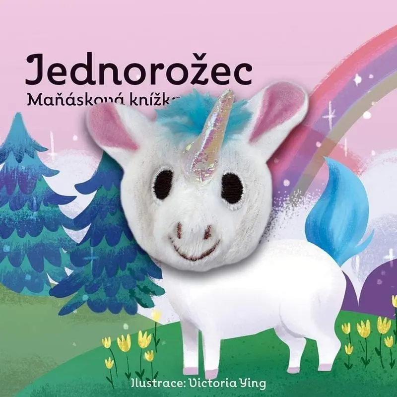 Maňásková knížka jednorožec