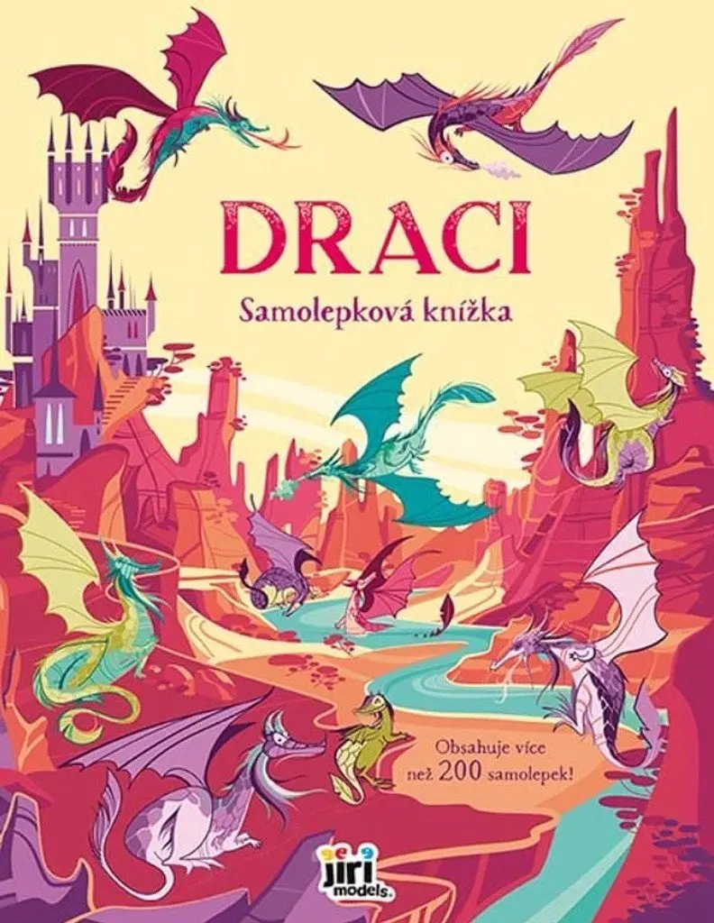 JIRI MODELS Velká samolepková knížka Draci