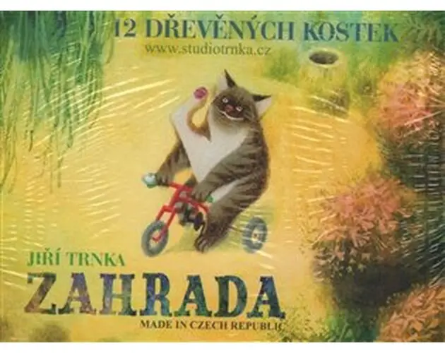 Zahrada - dřevěné kostky - Jiří Trnka