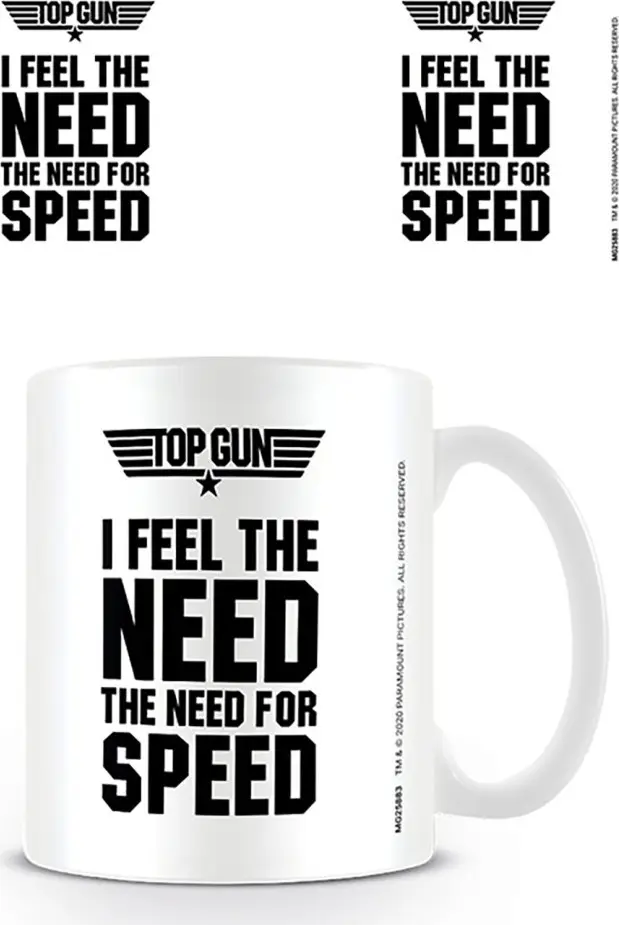Top Gun keramický hrnek The Need for speed - Pyramid
